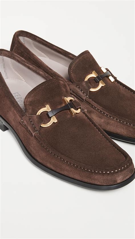 replica ferragamo men's loafers|ferragamo men's suede loafers.